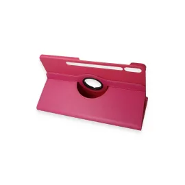 Newface Samsung Galaxy X610 Tab S9 FE Plus 12.4 Kılıf 360 Tablet Deri Kılıf - Pembe