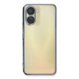 Newface Vivo Y16 Kılıf Razer Lensli Silikon - Açık Mavi