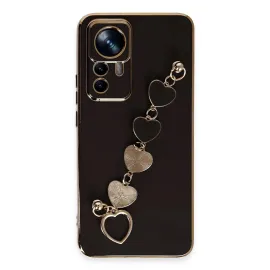 Newface Xiaomi Mi 12T Pro Kılıf Esila Silikon - Siyah