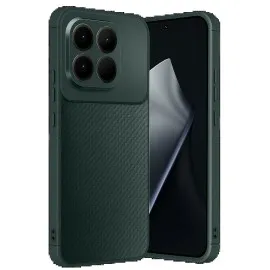 Newface Xiaomi Mi 15T Auto Focus Karbon Kapak - Koyu Yeşil