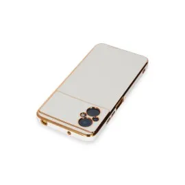 Newface Xiaomi Poco M5 Kılıf Volet Silikon - Beyaz