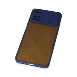 Newface Xiaomi Poco X4 Pro 5G Kılıf Montreal Silikon Kapak - Lacivert