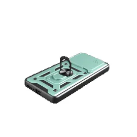 Newface Xiaomi Redmi Note 14 4G Pars Lens Yüzüklü Silikon - Yeşil