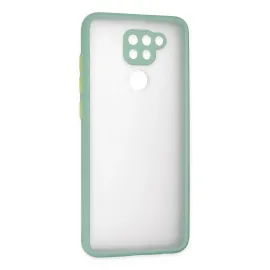 Newface Xiaomi Redmi Note 9 Kılıf Montreal Silikon Kapak - Turkuaz