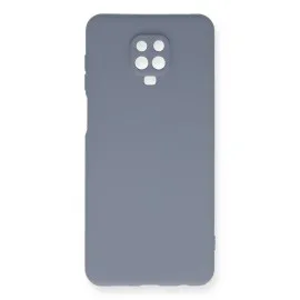 Newface Xiaomi Redmi Note 9S Kılıf Nano Içi Kadife  Silikon - Gri