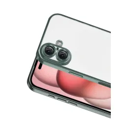 Newface Apple Iphone 17 Razer Lensli Silikon - Yeşil