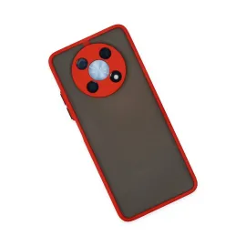 Newface Huawei Nova Y90 Kılıf Montreal Silikon Kapak - Kırmızı