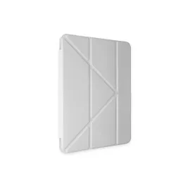 Newface iPad Pro 12.9 (2021) Kılıf Kalemlikli Mars Tablet Kılıfı - Gri