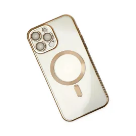 Newface Iphone 13 Pro Kılıf Kross Magneticsafe Kapak - Gold