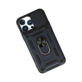 Newface Iphone 13 Pro Kılıf Pars Lens Yüzüklü Silikon - Lacivert