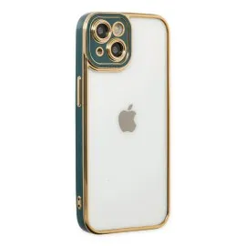 Newface Iphone 14 Plus Kılıf Liva Lens Silikon - Yeşil