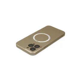 Newface Iphone 14 Pro Kılıf Jack Magneticsafe Lens Silikon - Gold