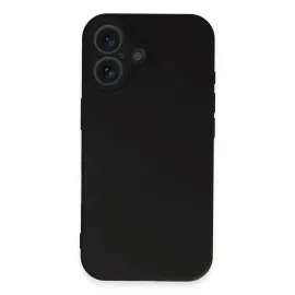 Newface Iphone 16 Plus Kılıf First Silikon - Siyah