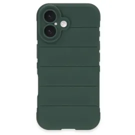 Newface Iphone 16 Plus Kılıf Optimum Silikon - Koyu Yeşil