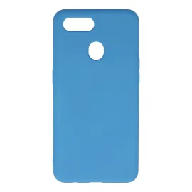 Newface Oppo A12 Kılıf Nano Içi Kadife Silikon - Mavi