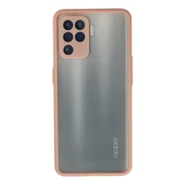 Newface Oppo Reno 5 Lite Kılıf Montreal Silikon Kapak - Pembe