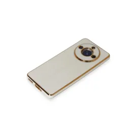 Newface Realme 11 Pro Kılıf Volet Silikon - Beyaz