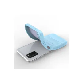 Newface Samsung Galaxy A03S Kılıf Optimum Silikon - Sky Blue