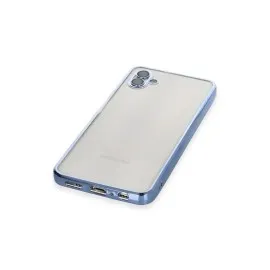 Newface Samsung Galaxy A04 Kılıf Razer Lensli Silikon - Açık Mavi