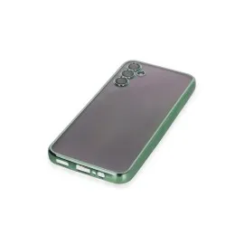 Newface Samsung Galaxy A14 4G Kılıf Razer Lensli Silikon - Yeşil
