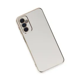 Newface Samsung Galaxy A14 4G Kılıf Volet Silikon - Beyaz