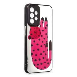 Newface Samsung Galaxy A23 4G Kılıf Mirror Desenli Kapak - Mirror - 12