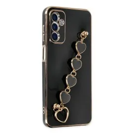 Newface Samsung Galaxy M23 Kılıf Esila Silikon - Siyah