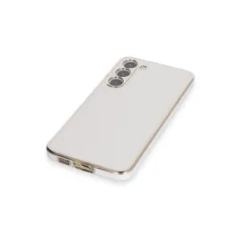 Newface Samsung Galaxy S23 Plus Kılıf Volet Silikon - Beyaz