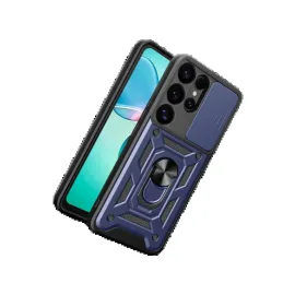 Newface Samsung Galaxy S26 Ultra Pars Lens Yüzüklü Silikon - Lacivert