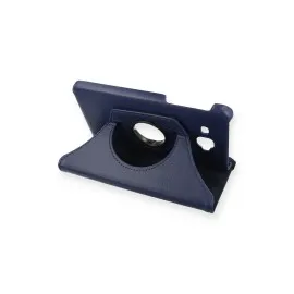 Newface Samsung Galaxy T280 Tab A 7 Kılıf 360 Tablet Deri Kılıf - Lacivert