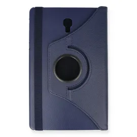 Newface Samsung Galaxy T590 Tab A 10.5 Kılıf 360 Tablet Deri Kılıf - Lacivert