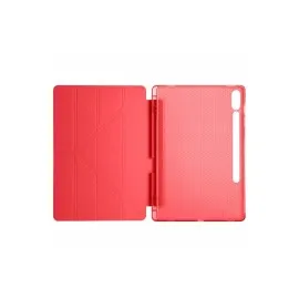 Newface Samsung Galaxy X610 Tab S9 Fe Plus 12.4 Kılıf Kalemlikli Mars Tablet Kılıfı - Kırmızı