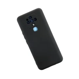 Newface Tecno Camon 16 Kılıf Nano Içi Kadife Silikon - Siyah