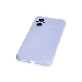 Newface Xiaomi Poco M5 Kılıf Nano Içi Kadife Silikon - Lila