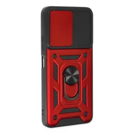 Newface Xiaomi Poco X3 Gt Kılıf Pars Lens Yüzüklü Silikon - Kırmızı