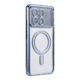 Newface Xiaomi Poco X6 Pro Joke Simli Magneticsafe Kılıf - Mavi