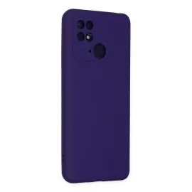 Newface Xiaomi Redmi 10C Kılıf Nano Içi Kadife Silikon - Mor