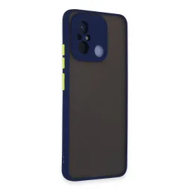 Newface Xiaomi Redmi 12C Kılıf Montreal Silikon Kapak - Lacivert