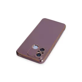 Newface Xiaomi Redmi 12C Kılıf Volet Silikon - Mor