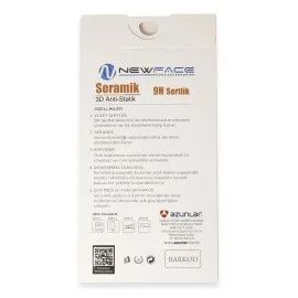 Newface Xiaomi Redmi 13 4G 3D Antistatik Mat Seramik Nano Ekran Koruyucu