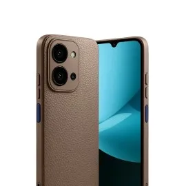 Newface Xiaomi Redmi 15C 4G Thermax Silikon Kılıf - Kahverengi