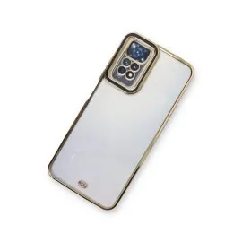 Newface Xiaomi Redmi Note 11 Kılıf Liva Lens Silikon - Siyah