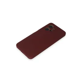 Newface Xiaomi Redmi Note 12 4G Kılıf Nano Içi Kadife Silikon - Bordo