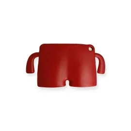 Newface Apple Ipad Pro 13 (2024) Karakter Tablet Silikon - Kırmızı