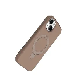 Newface Apple Iphone 15 Plus Regal Magsafe Standlı Kapak - Çöl Titanyum