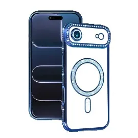 Newface Apple Iphone 17 Air Joke Simli Magneticsafe Kılıf - Mavi