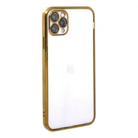 Newface Iphone 11 Pro Kılıf Razer Lensli Silikon - Gold