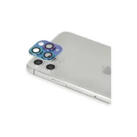 Newface Iphone 11 Pro Max Pers Alüminyum Kamera Lens - Rainbow