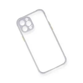 Newface Iphone 12 Pro Max Kılıf Miami Şeffaf Silikon - Lila