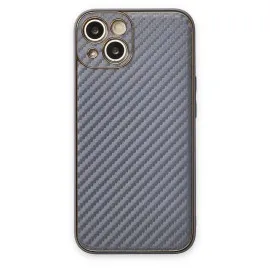 Newface Iphone 13 Kılıf Coco Karbon Silikon - Gri
